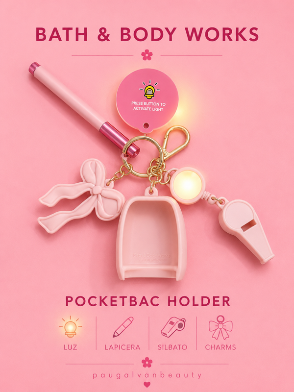 Bath and body HOLDER moño con luz