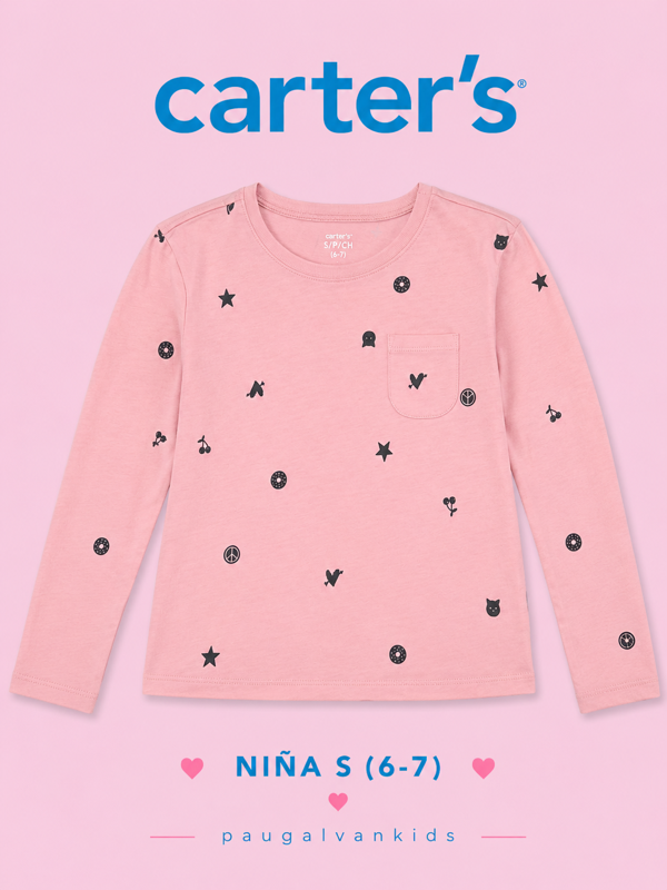 blusa niña Rosa talla s (6/7)