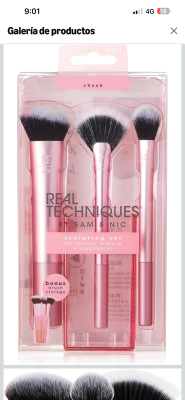 real techniques ser de 3 brochas