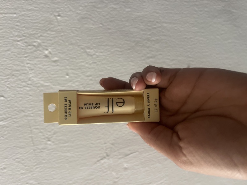 Elf squeeze me lip balm vainilla frosting
