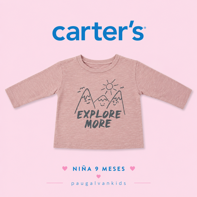 blusa rosa niña 9 meses