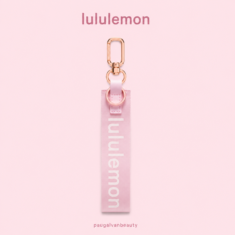 Lululemon llavero rosa
