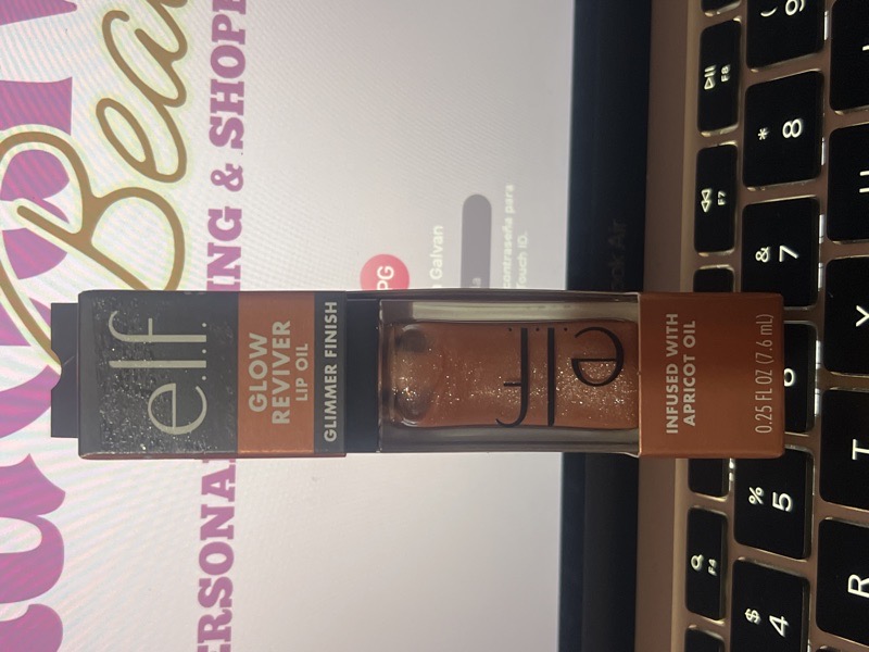 ELF labial glow reviver lip oil  súper neutral