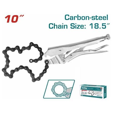 pinza de presión con cadena de 10.5