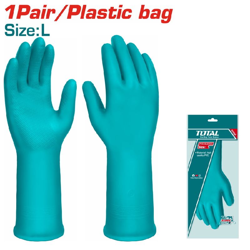 guantes de  goma L