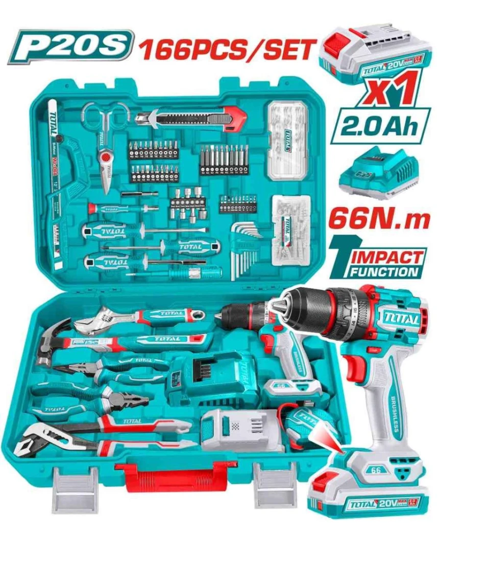 kit de 166 pcs taladro de 66nm
