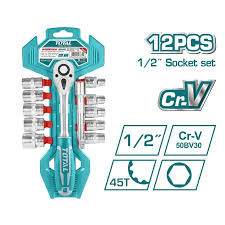 juego de dados y ratchet (llave crique) de 12