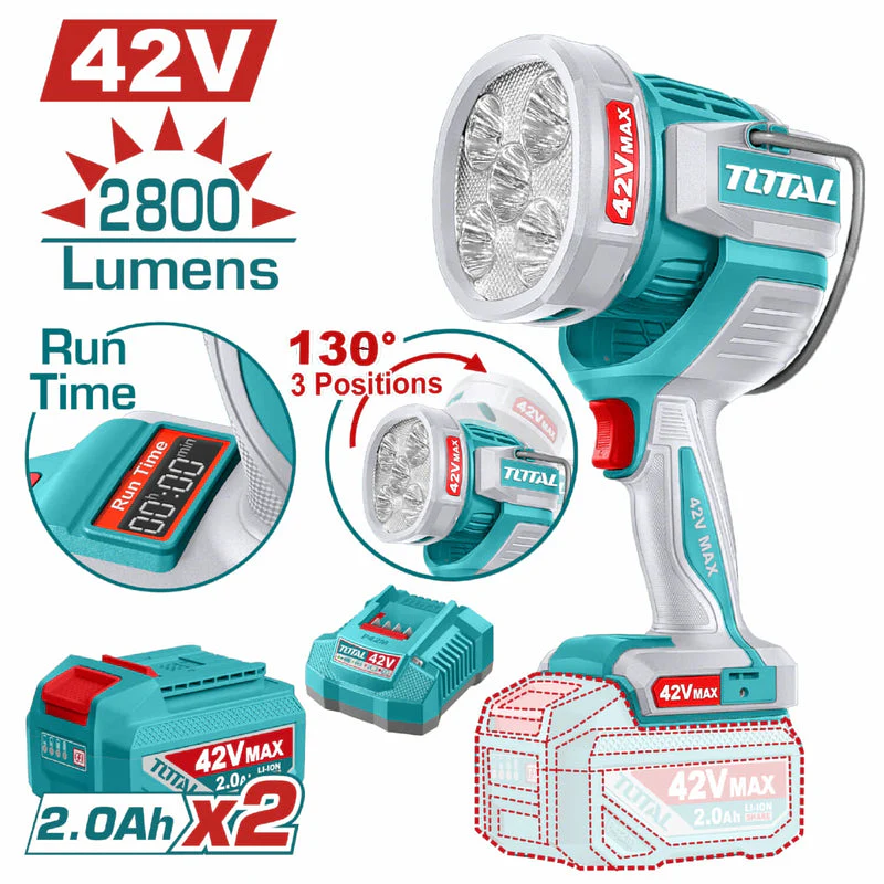 LINTERNA 42V 2800 LUMENES