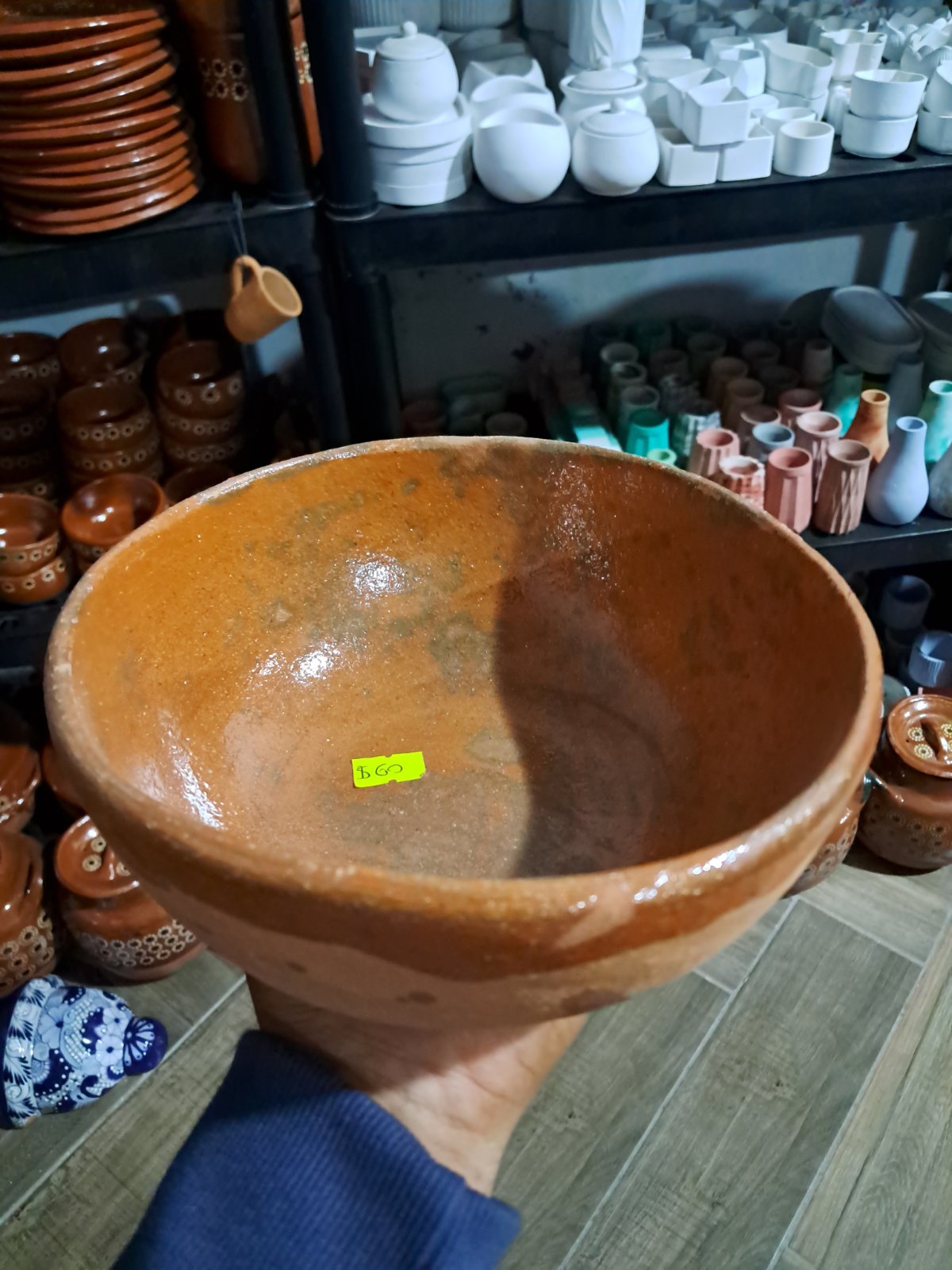 cazuela con esmalte para caldo