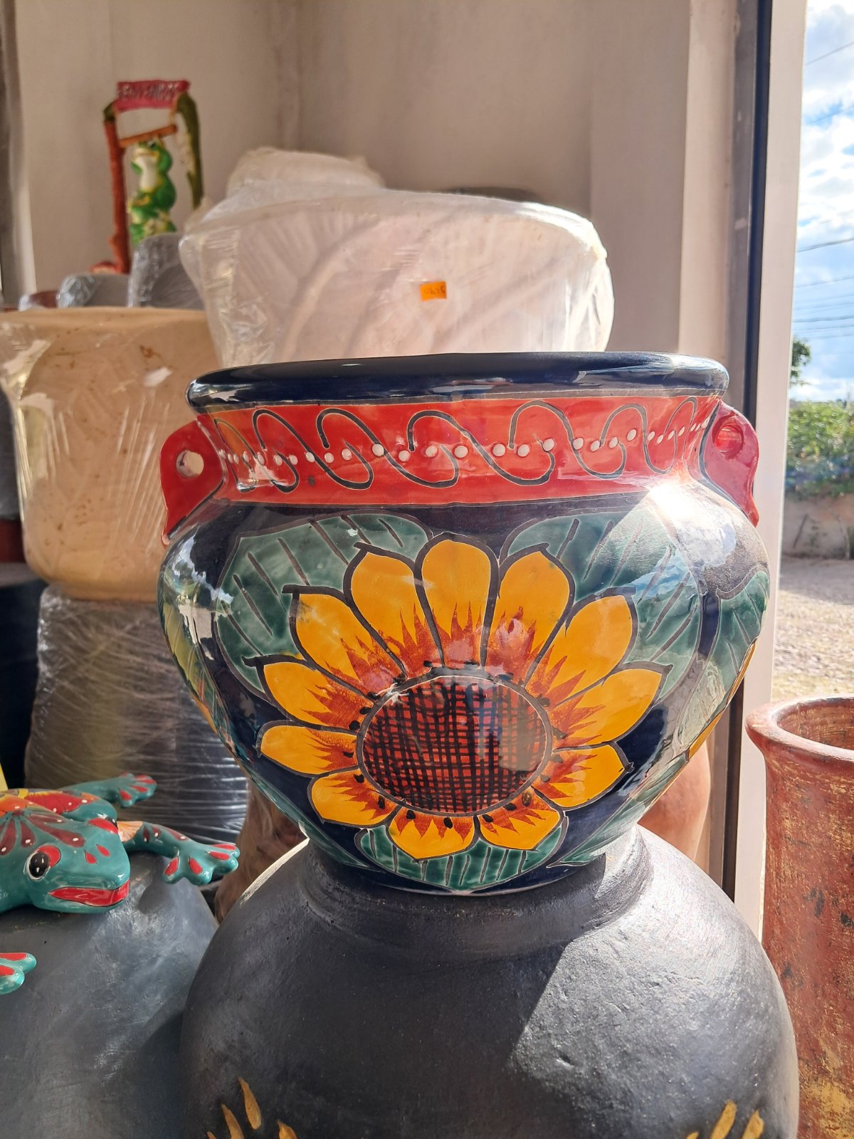 maceta de olla mediana