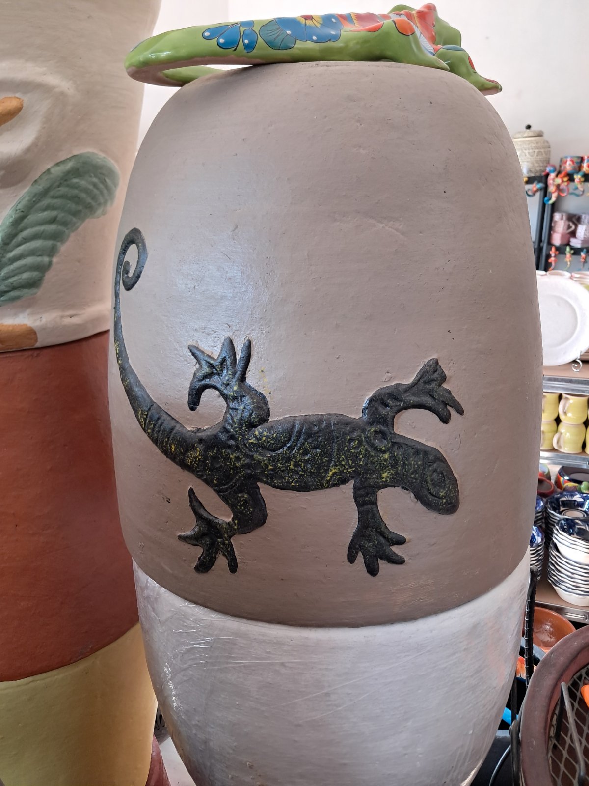 maceta lagartija grande