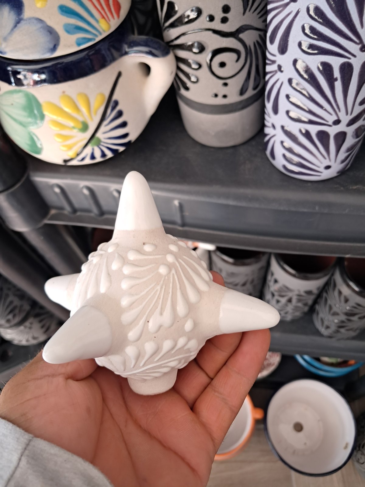 piñata mediana blanca