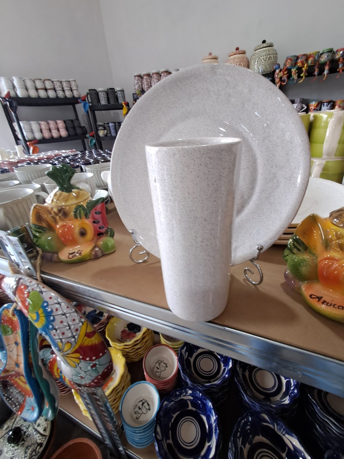 baso blanco grande