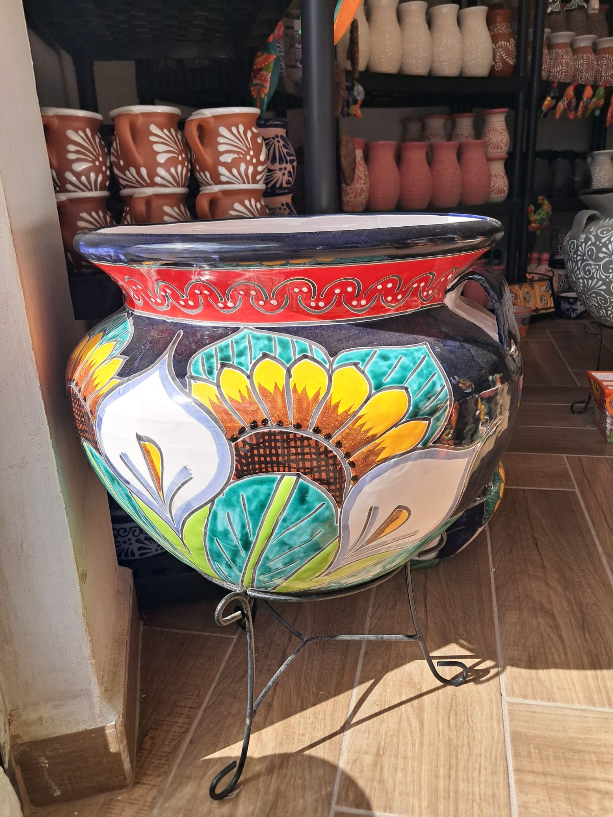 maceta de olla grande