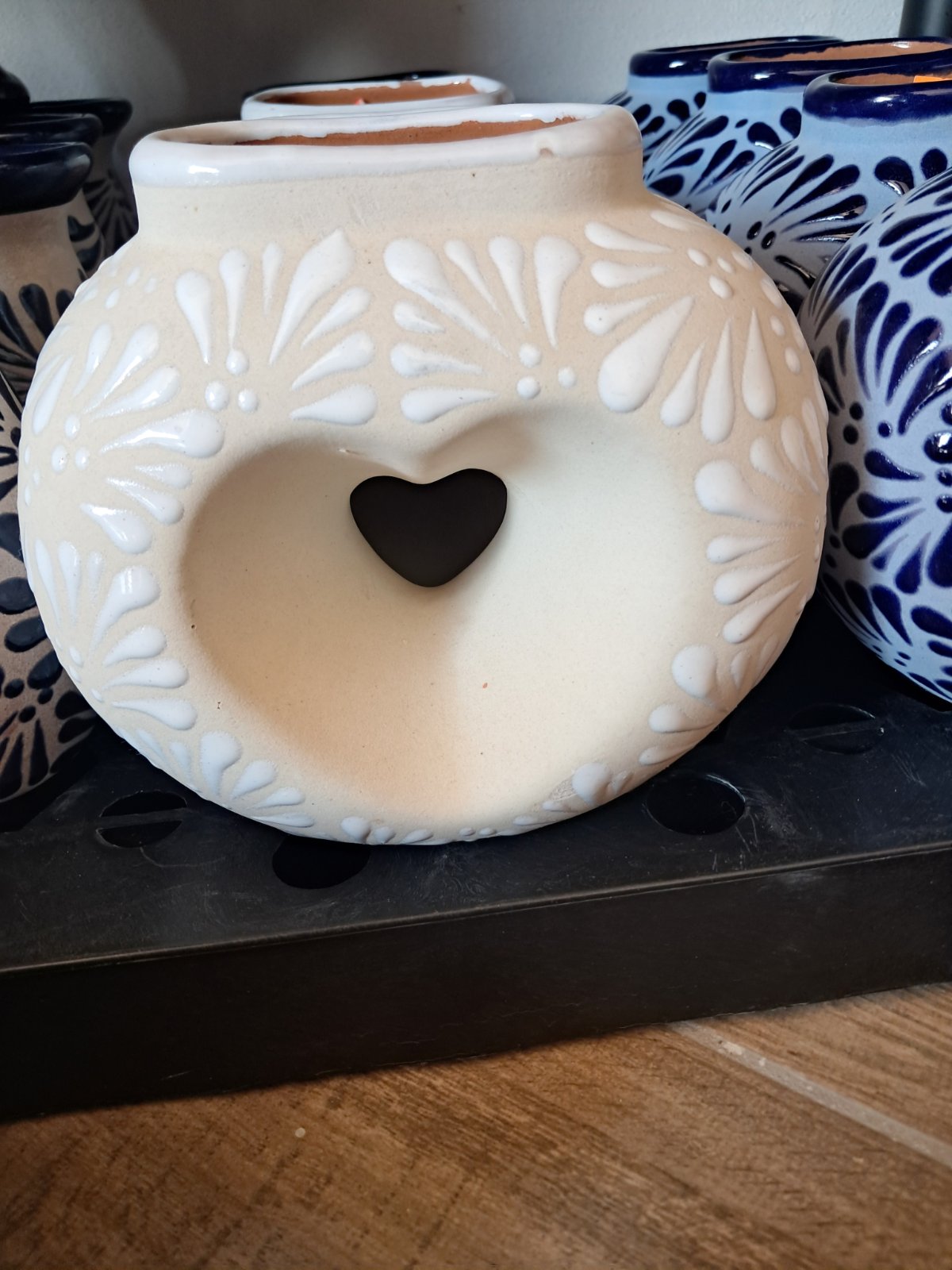 florero de corazon