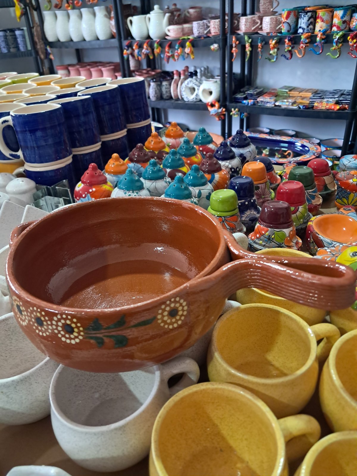 cazuela con agarradera 1/4 de kilo