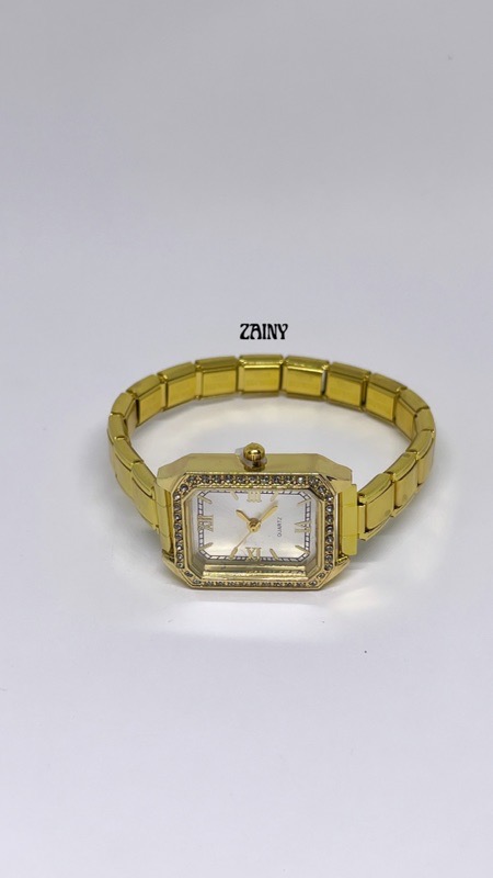 RELOJ ITALIANO DORADO BRILLO