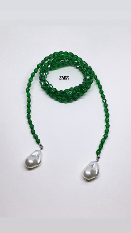 COLLAR LARGO VERDE CLV