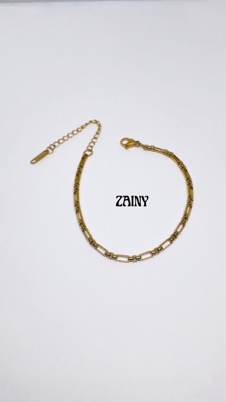 PULSERA ACERO DORADA PDRL