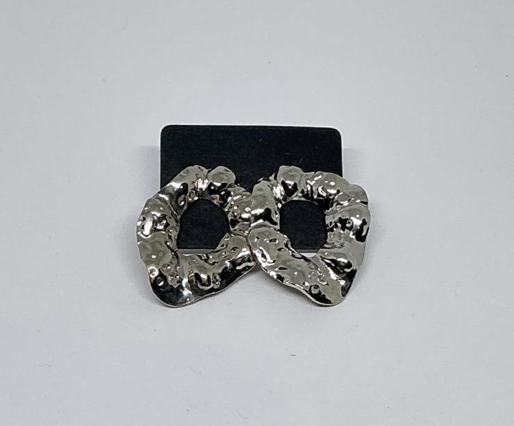 ARETES PLATEADOS ACERO APA