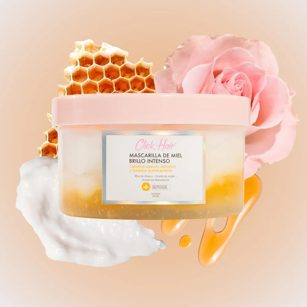 MASCARILLA DE MIEL CLICK HAIR BRILLO INTENSO