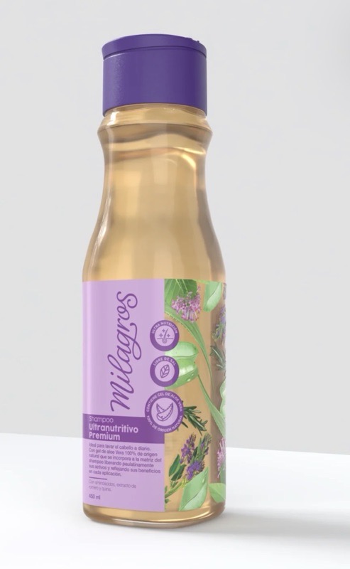 Shampoo Ultra Nutritivo Premium (con aloe vera) Milagros