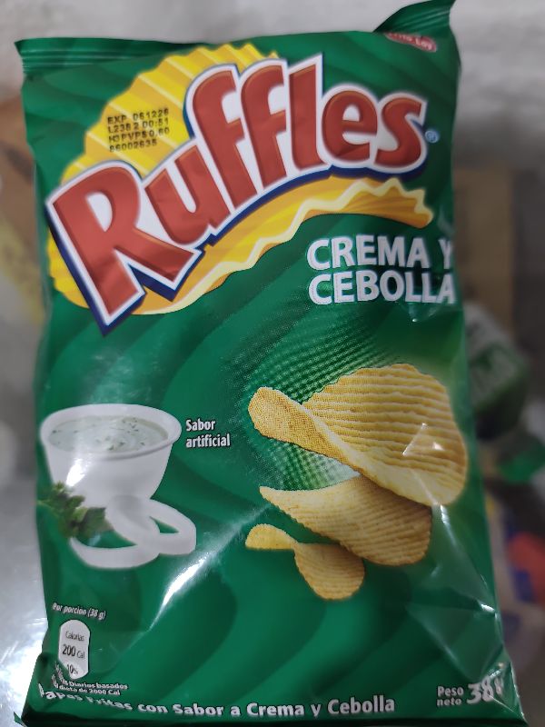 Ruffles Crema y Cebolla