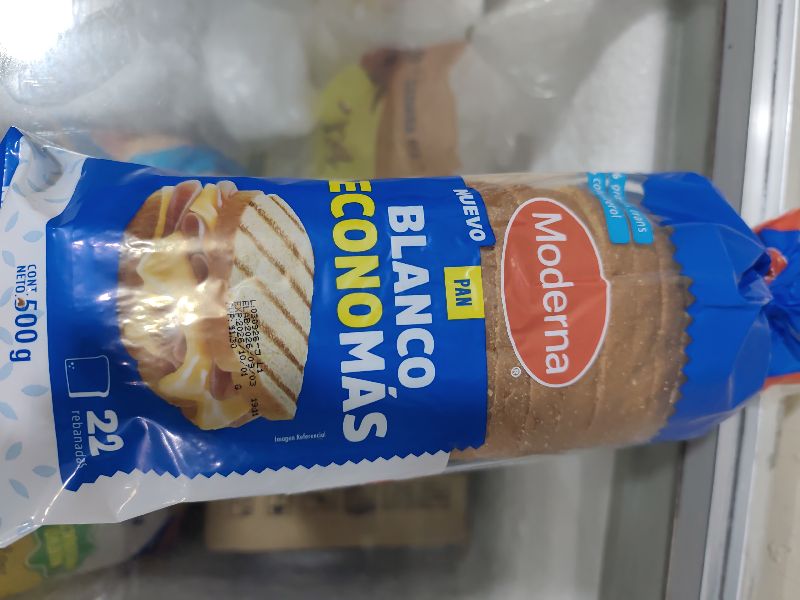 Pan Blanco Moderna