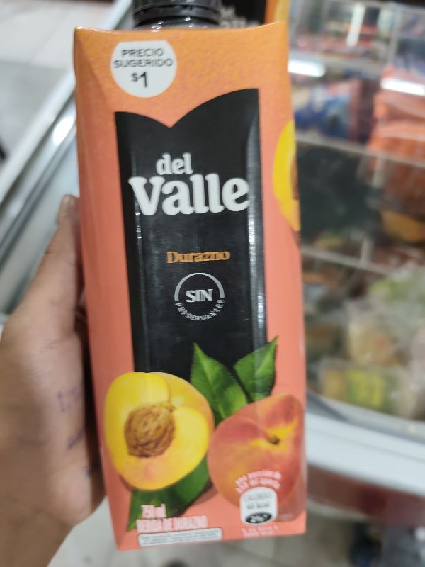 Del valle 750 ml Durazno