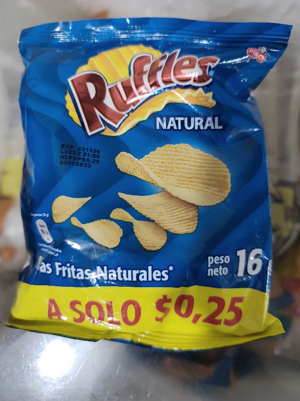 Ruffles Natural Pequeña