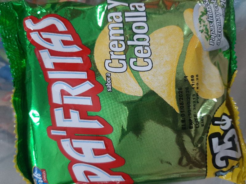 Pafritas crema cebolla
