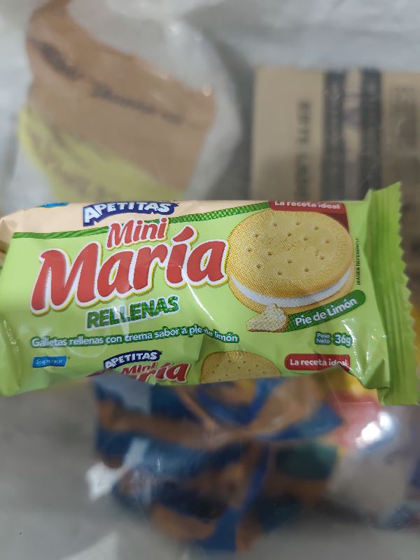 Mini María Rellenas Pie Limon