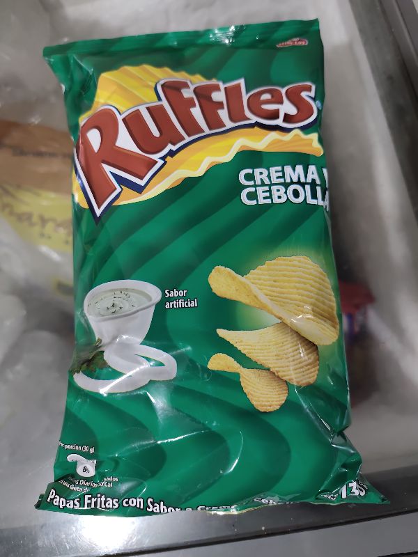 Ruffles Crema y Cebolla Gigante