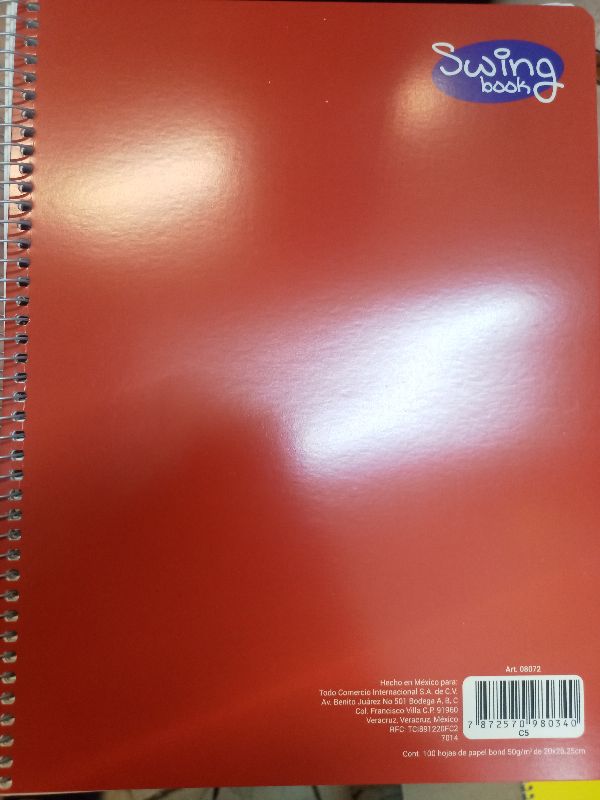 LIBRETA PROF. ESP. P/N C-5