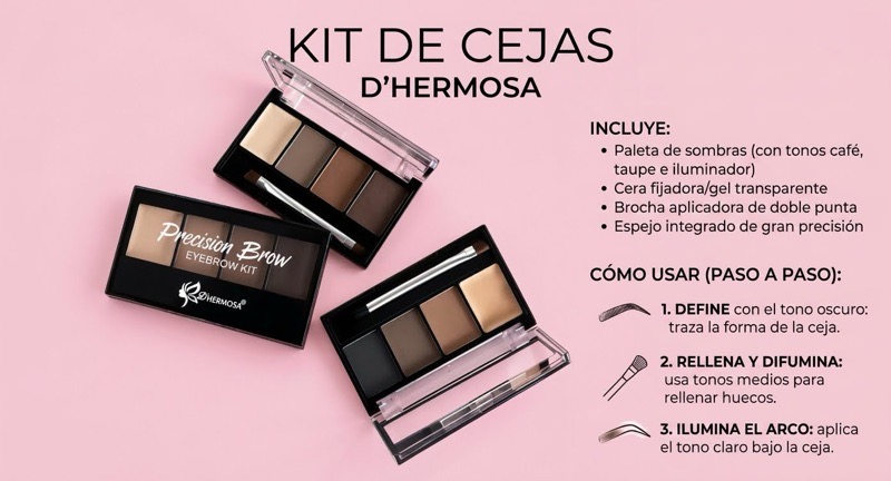 Kit de Cejas D’Hermosa
