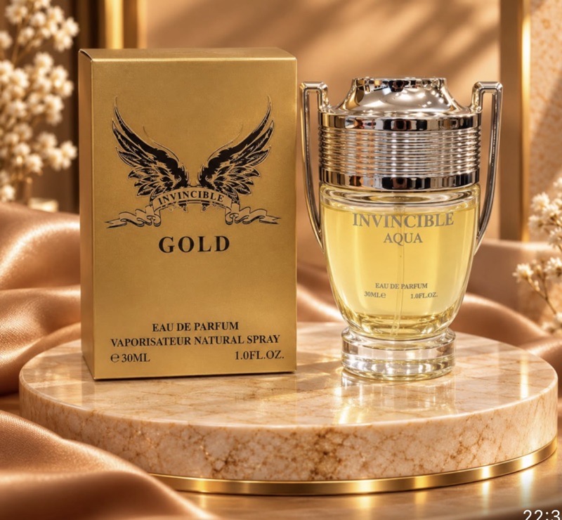 Perfume Invincible Gold – Eau de Parfum 30 ml