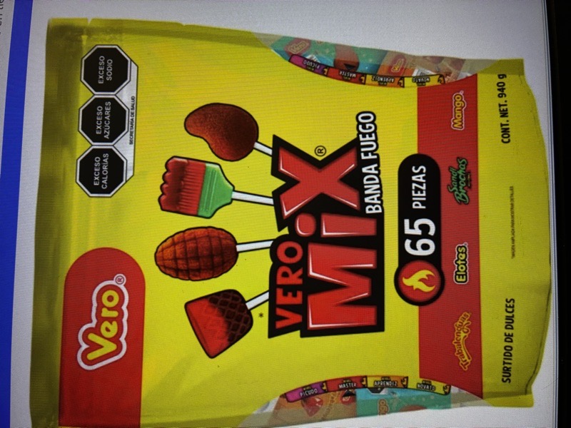 Paletas Vero mix