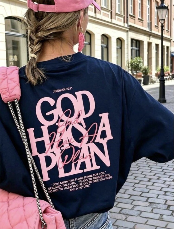 Tshirt God Has a Plan Dama