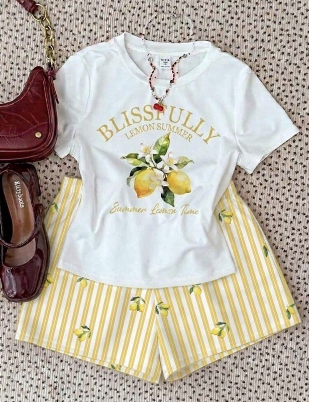 Conjunto Verano Limón Amarillo