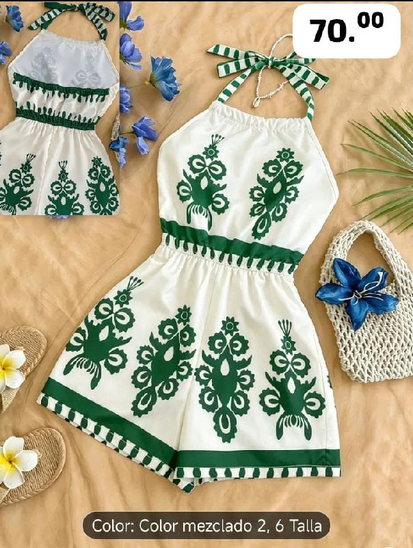 enterizo verde