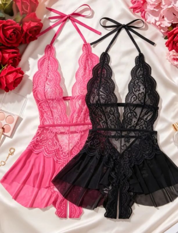 LENCERÍA EROTICO NEGRO TALLA S