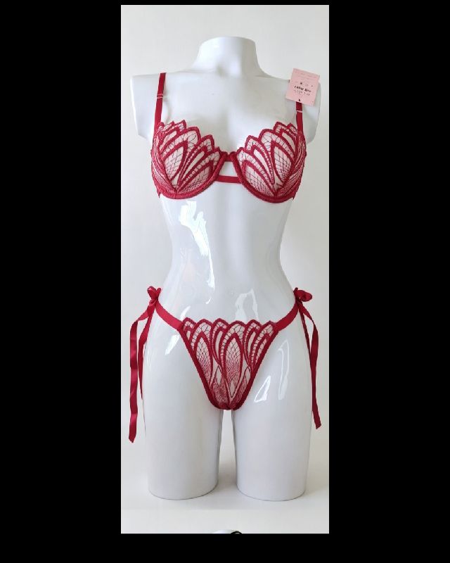 LENCERÍA ROJA SEX TALLA M