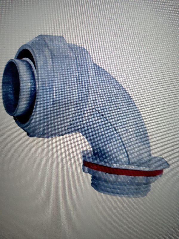 conector curvo para coraza lt 1"