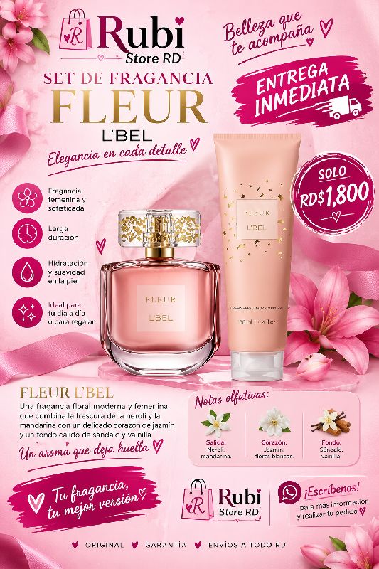 Fleur Crema y Perfume