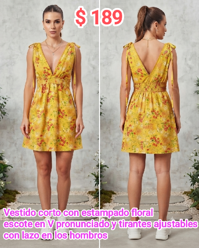 vestido sin mangas