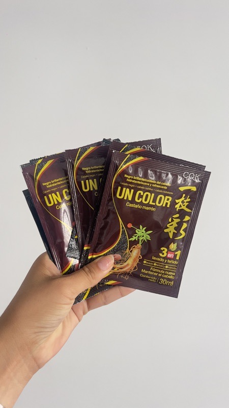 shampoo tinte castaño