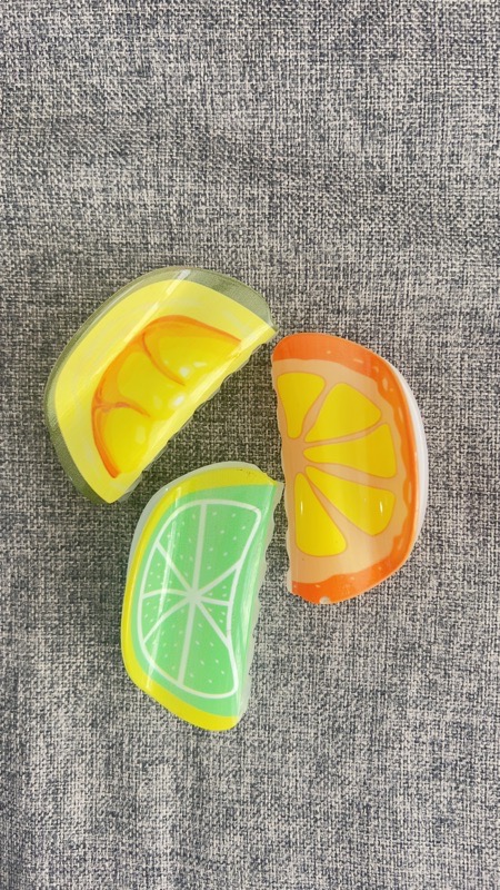 pinza para el cabello frutas