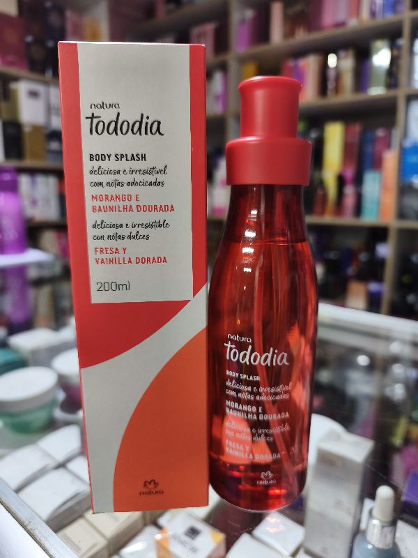 Splash Fresa y Vainilla Dorada 200ml