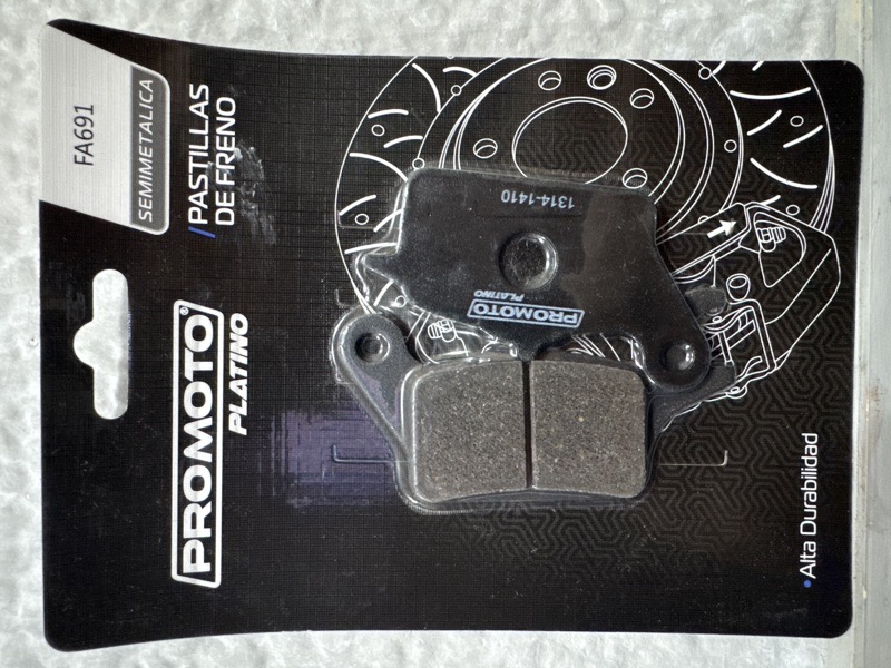 Balatas Freno Trasero Crossmax
