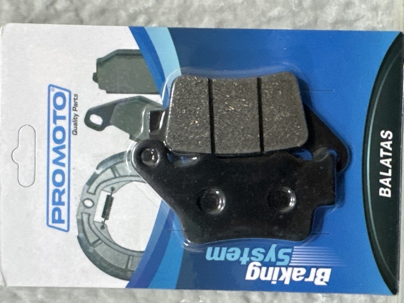 Balatas Freno Trasero Promoto Pulsar 200